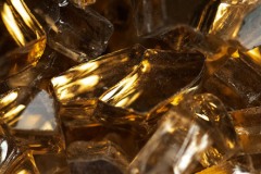 Amber Fire Glass