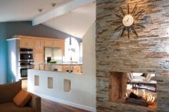 Indoor See-Through Fireplace