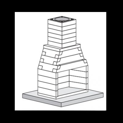 Solid Chimney Blocks  FireRock Building Accessories