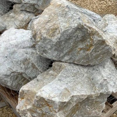 Stone Edging Landscaping - Limestone Gray - Houston - 77099