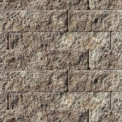 Diamond 9d Retaining Wall - Danville Beige