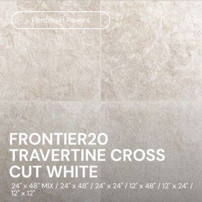 Frontier20 Travertine Cross Cut White - Click for more info and photos