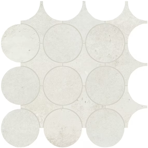 White Mixed Tile