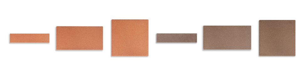 Arrotato da Crudo listel, rectangle and square formats