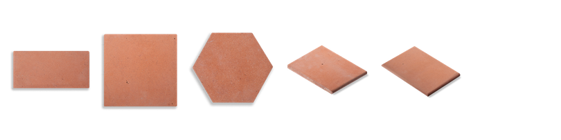 Levigato / Mediceo rectangle, square, hexagon and step formats