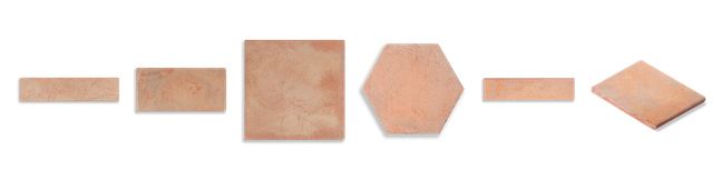 Medievale listel, rectangle, square and hexagon formats