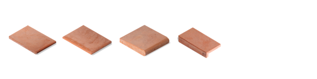 Tradizionale skirting, brick, step and edge formats